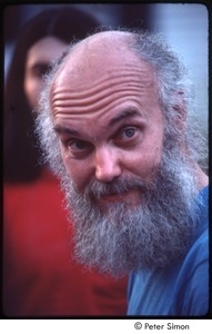 Ram Dass after a lecture