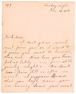 Letter from Letitia Crane to Frank F. Newth