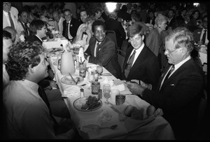 Patrick Kennedy campaign breakfast of ham and eggs at Caruso's Restaurant