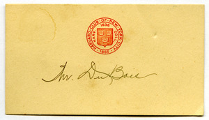 Telegram from W. E. B. Du Bois to unidentified correspondent