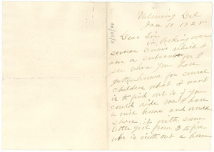Letter from Phoebe Anderson to W. E. B. Du Bois