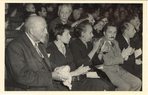 W. E. B. Du Bois, Alla Bobrysheva, Shirley Graham Du Bois clapping