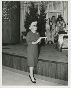 Margaret Milbank Bogert at Christmas play