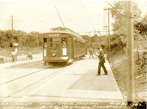 Cedar Grove Station, built by City of Boston Transit Department