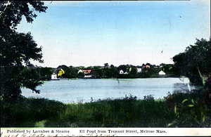 Ell Pond from Tremont Street: Melrose, Mass.