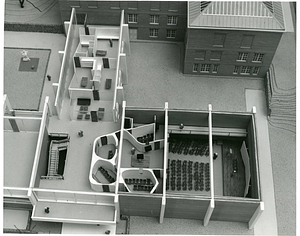 Arts and Communications Center Architect Model Second Floor East and Kemper Auditorium