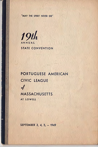 19th Annual Convention, Portuguese American Civil League (1949)