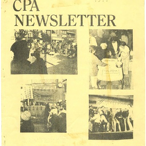 San Francisco Chinese Progressive Association's newsletter