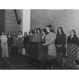 Sigma Theta Tau induction ceremony