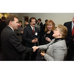 Jim Madigan, Shawn McCormick, and two women at The National Council Dinner