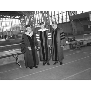 Presidents Ell, Ryder, and Knowles and the inauguration of Kenneth G. Ryder