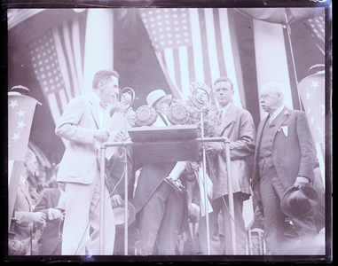 Charles Lindbergh at Boston Common, 22 July 1927