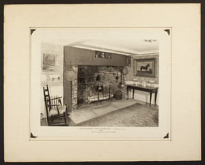 Parlor fireplace in the Richard Smith House