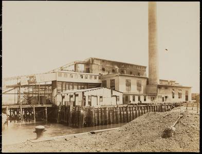 Massachusetts - Boston - Boston Harbor - Spectacle Island - Refuse Sta. Construction 1912