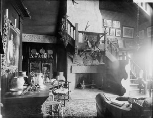 Interior view of a studio, T. Quincy Browne residence, 98 Beacon St., Boston, Mass., undated
