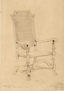 William and Mary-style Arm Chair