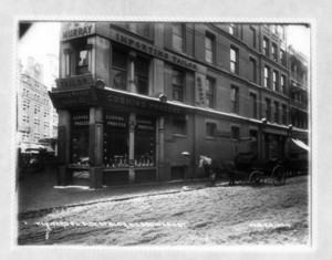 Hayward Place side of building no. 580 Washington Street, Boston, Mass., February 20, 1904
