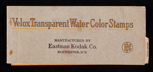 Velox Transparent Water Color Stamps, manufactured by Eastman Kodak Co., Rochester, New York