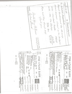 Ronald King Interior invoice