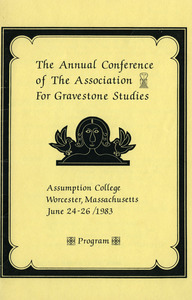The annual conference of the Association for Gravestone Studies : Program