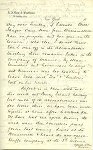 Letter from Joseph Lyman to Annie Jean Lyman
