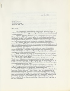 Letter from Lucy Gwin to Rhoda Schlamm