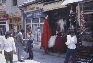 Woolen goods in Skopje čaršija