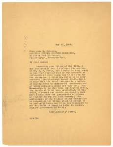 Letter from W. E. B. Du Bois to the American Friends Service Committee