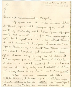 Letter from Phyllis Burghardt King to W. E. B. Du Bois