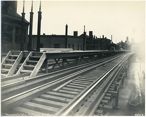 Thompson Square Station extension platform