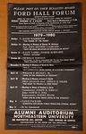 Poster for 1979-1980 Ford Hall Forum Season, 1979