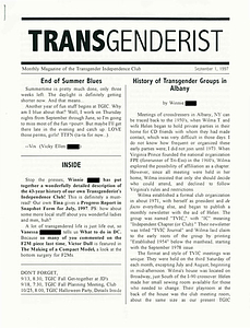 The Transgenderist (September 1, 1997)