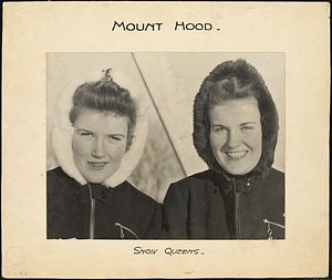 Snow Queens, Mount Hood: Melrose, Mass.