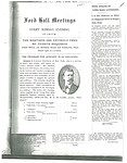 Ford Hall Meetings program, 1908