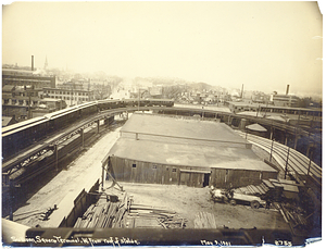 Sullivan Square Terminal, west from roof of station