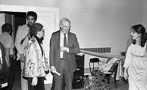 Mayor Kevin H. White with unknown individuals at the Strand Theatre