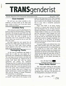 The Transgenderist (December, 1999)