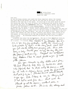 Correspondence from Eldon Murray to Lou Sullivan (March 22, 1988)