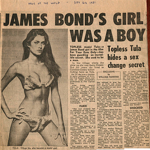 James Bond's Girl was a Boy