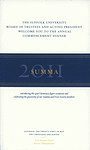 2011 Suffolk University SUMMA Ceremony program