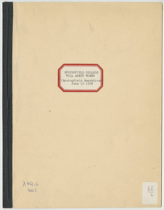 Springfield College Will Admit Women (June 10, 1928)