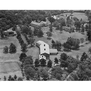 Dana Hall School and the area, various views, Wellesley, MA