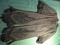 Woman's Black Wool Mantelet