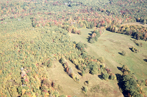 Aerial oblique view northern part of Whitman's (old Goodrich Brothers' Farm) land on 14 October 1971.