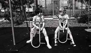 Children at playground at Lo Presti Park