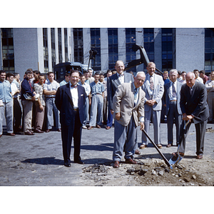 Groundbreaking, Cabot, Oct. 1952; (?), Ell, Churchill