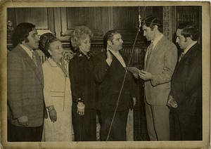 George W. Rose and family with Paul Guzzi