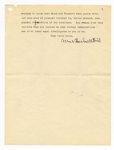 Letter from Albert Bushnell Hart to Robert Morss Lovett, January 11, 1928