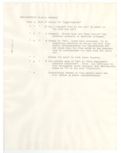 List of corrections for An Appeal to the World