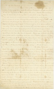 Letter from Martha Hudson to Erasmus Darwin Hudson